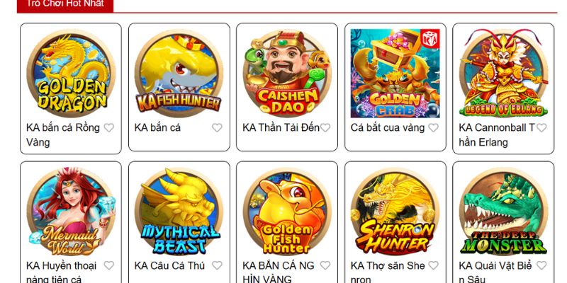 Sảnh cược giới thiệu gần 30 game bắn cá 